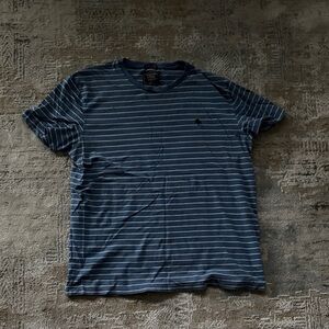 Abercrombie & Fitch Blue Striped Tee